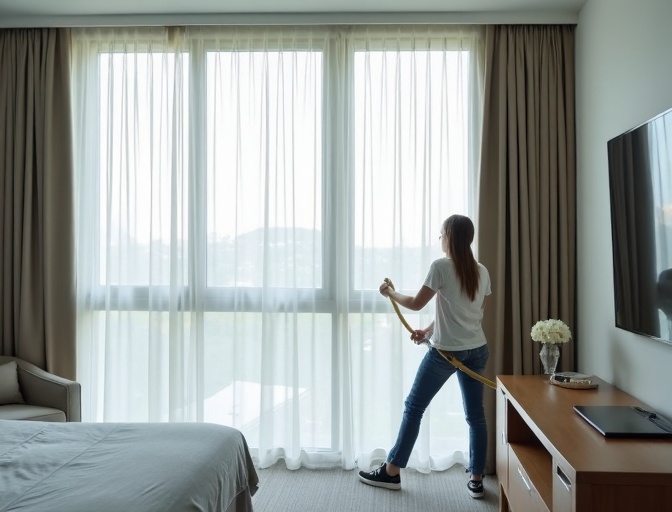 Woody Point Sheer Curtain Cleaning